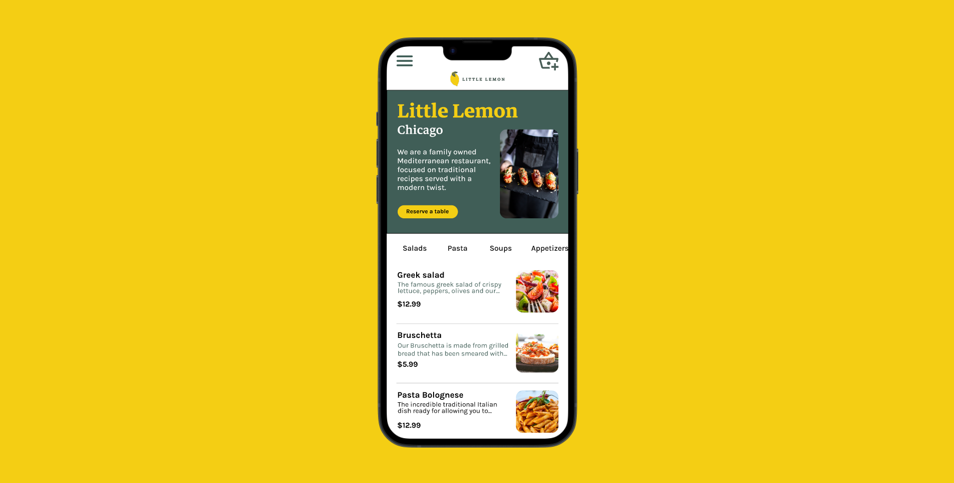 little lemon web app